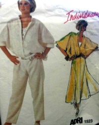 1523 ADRI LONG FLARE DOLMAN FLARE DRESS,JUMPSUIT,CAMI PATTERN 12